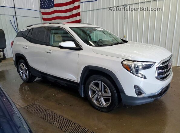 3GKALVEV3JL369473 2018 GMC TERRAIN White წინა მარჯვენა
