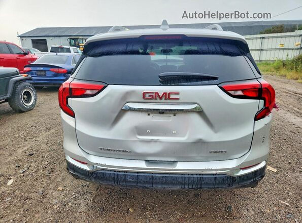 3GKALVEV7KL201398 2019 GMC TERRAIN Silver Հետևի տեսք
