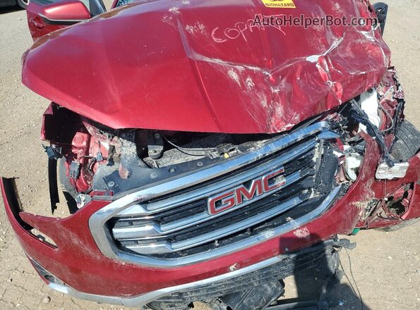 3GKALVEV7LL246035 2020 GMC TERRAIN Red ძრავის განყოფილების ხედი