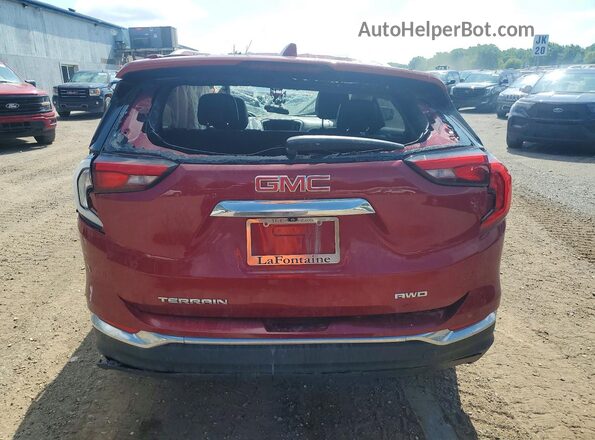 3GKALVEV7LL246035 2020 GMC TERRAIN Red უკანა ხედი