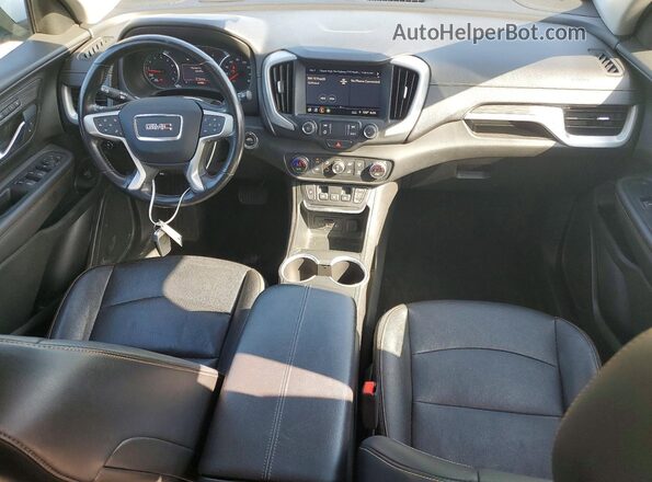 3GKALVEV7ML305778 2021 GMC TERRAIN White Widok deski rozdzielczej