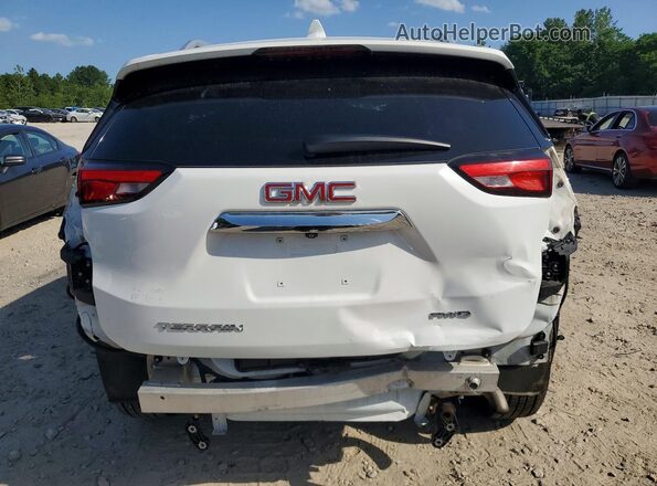3GKALVEV7ML305778 2021 GMC TERRAIN White Widok z tyłu