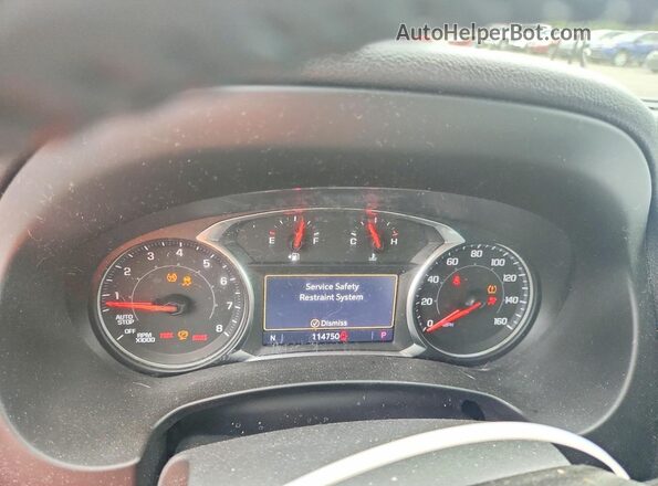3GKALVEV8LL266102 2020 GMC TERRAIN Black Вид щитка приладів