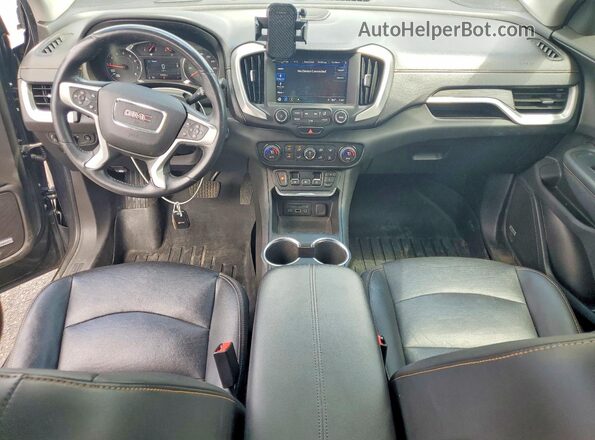 3GKALVEX2JL182940 2018 GMC TERRAIN Серый Вид панели приборов