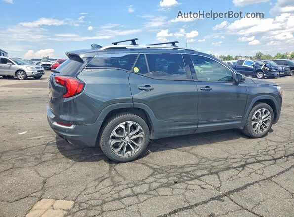 3GKALVEX2JL182940 2018 GMC TERRAIN Серый Задняя правая четверть