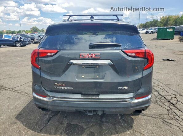 3GKALVEX2JL182940 2018 GMC TERRAIN Серый Вид сзади