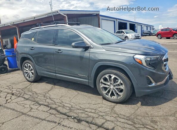 3GKALVEX2JL182940 2018 GMC TERRAIN Серый Передняя правая четверть