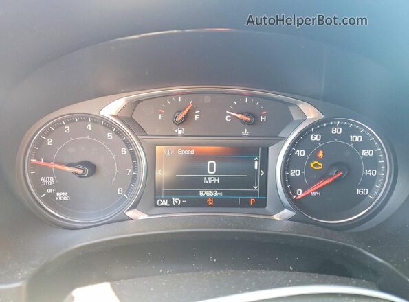 3GKALVEX2JL182940 2018 GMC TERRAIN Серый Вид щитка приборов