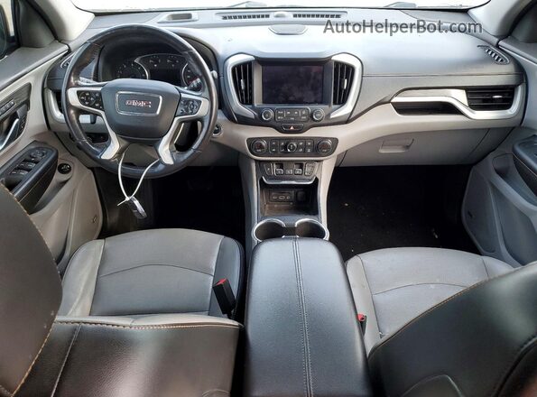 3GKALWEU6JL247610 2018 GMC TERRAIN Silver წინა პანელის ხედი