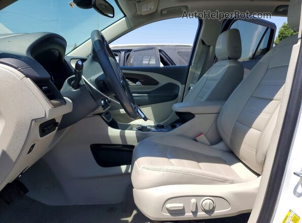 3GKALXEV6NL285035 2022 GMC TERRAIN White Widok wnętrza z przodu