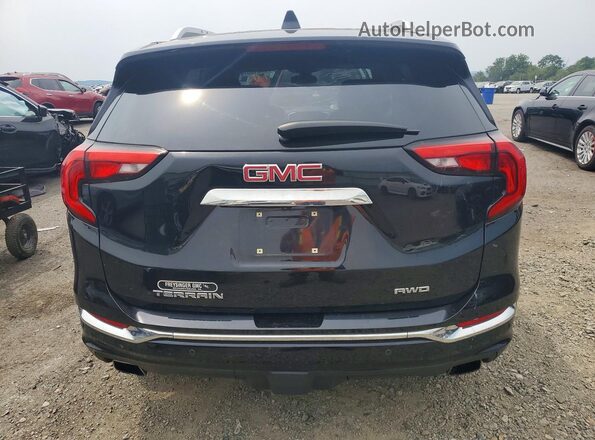 3GKALXEX0JL193091 2018 GMC TERRAIN Black უკანა ხედი