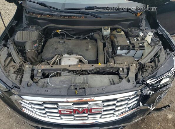 3GKALXEX0JL193091 2018 GMC TERRAIN Black ძრავის განყოფილების ხედი