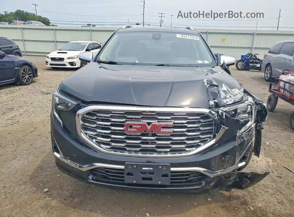 3GKALXEX0JL193091 2018 GMC TERRAIN Black წინა ხედი