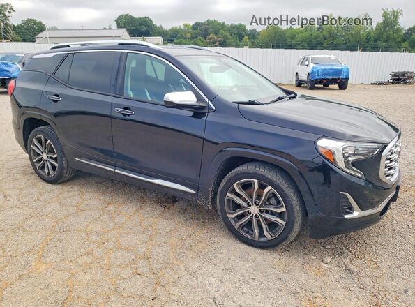 3GKALXEX2JL168743 2018 GMC TERRAIN Black Delantero derecho