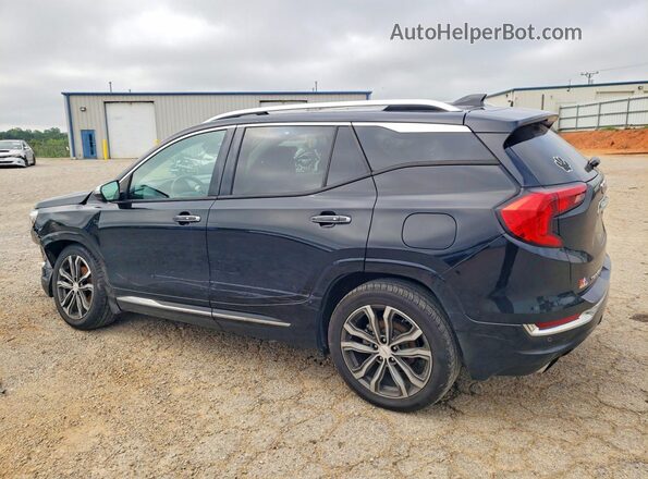 3GKALXEX2JL168743 2018 GMC TERRAIN Black Trasero izquierdo