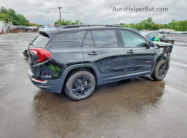 3GKALYEGXPL224765 2023 GMC TERRAIN Черный Задняя правая четверть