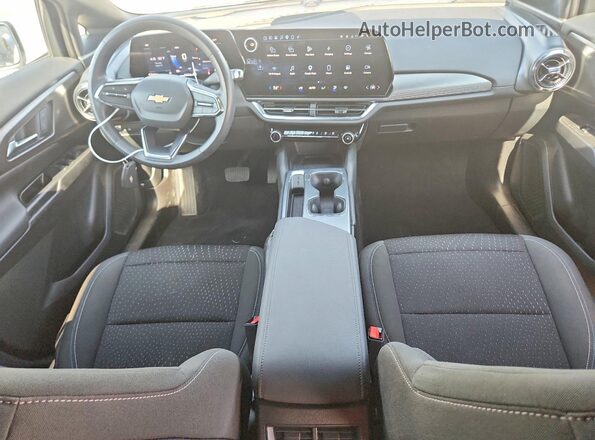 3GN7DLRP8SS126484 2025 CHEVROLET EQUINOX White Առջևի վահանակի տեսք