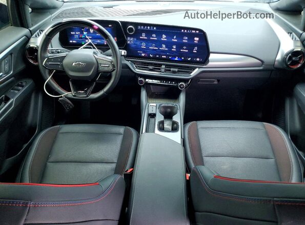 3GN7DNRPXRS232568 2024 CHEVROLET EQUINOX Черный Вид панели приборов