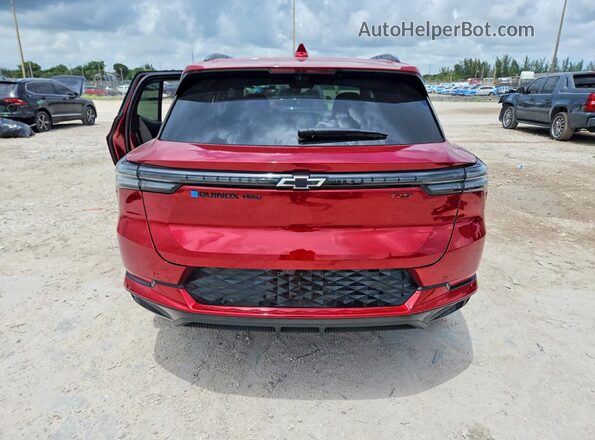 3GN7DSRR0SS141640 2025 CHEVROLET EQUINOX Red Rear view