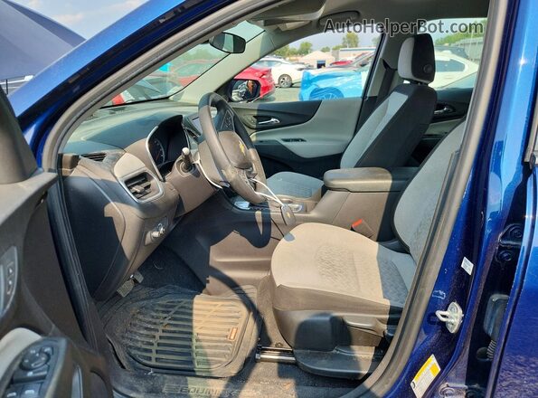 3GNAXFEV7NS152467 2022 CHEVROLET EQUINOX Blue Widok wnętrza z przodu