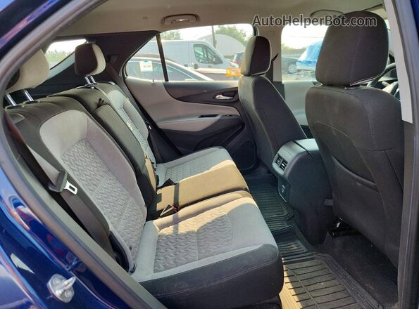 3GNAXFEV7NS152467 2022 CHEVROLET EQUINOX Blue Widok wnętrza z tyłu
