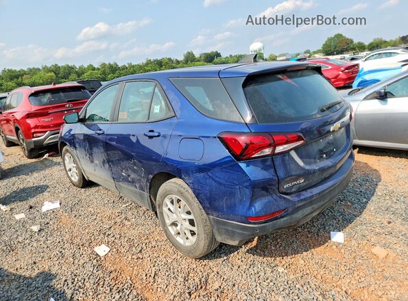 3GNAXFEV7NS152467 2022 CHEVROLET EQUINOX Blue Tył lewy