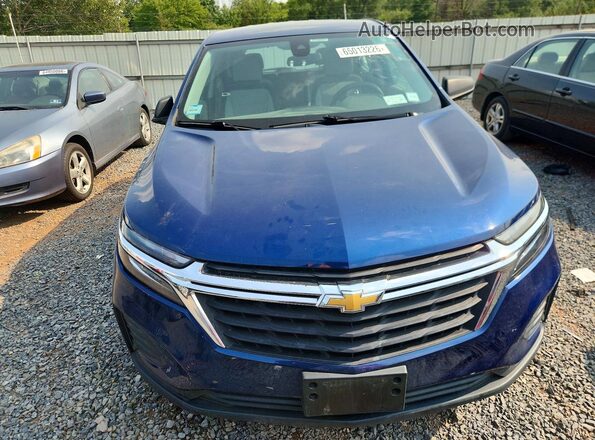 3GNAXFEV7NS152467 2022 CHEVROLET EQUINOX Blue Widok z przodu