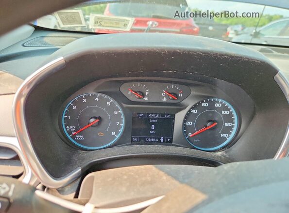 3GNAXFEV7NS152467 2022 CHEVROLET EQUINOX Blue Widok zestawu wskaźników