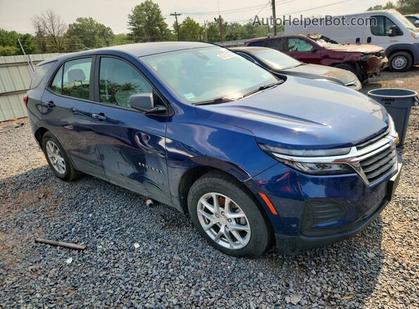 3GNAXFEV7NS152467 2022 CHEVROLET EQUINOX Blue Przód prawy