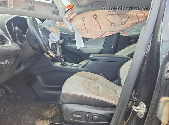 3GNAXHEG0RL177482 2024 CHEVROLET EQUINOX Black წინა სალონის ხედი