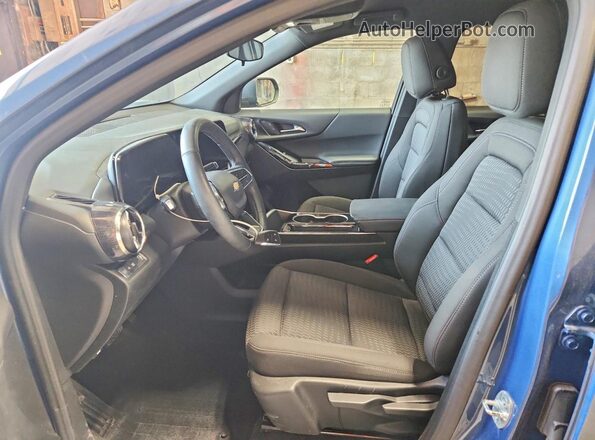 3GNAXHEG0SL272405 2025 CHEVROLET EQUINOX Blue Widok wnętrza z przodu