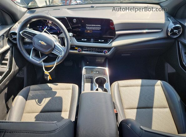 3GNAXHEG1SL164889 2025 CHEVROLET EQUINOX Черный Вид панели приборов