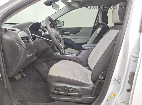 3GNAXHEG7PL209681 2023 CHEVROLET EQUINOX White Вид салону спереду