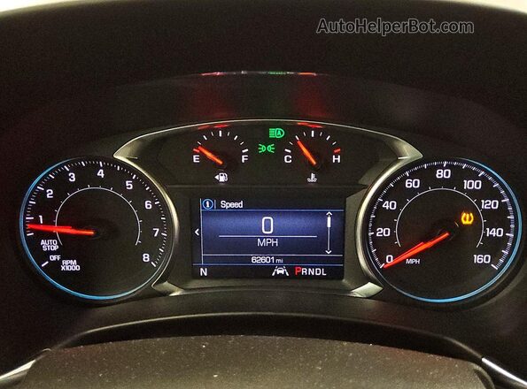 3GNAXHEG7PL209681 2023 CHEVROLET EQUINOX White Вид щитка приладів