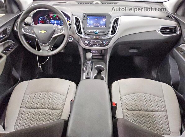 3GNAXHEG7PL209681 2023 CHEVROLET EQUINOX White Вид панелі приладів