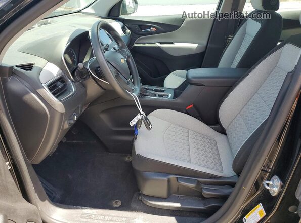 3GNAXHEG7RL101077 2024 CHEVROLET EQUINOX Black წინა სალონის ხედი
