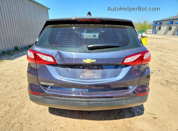 3GNAXHEV2KS521114 2019 CHEVROLET EQUINOX Blue Widok z tyłu