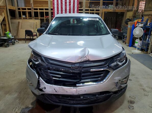 3GNAXHEV2LS681740 2020 CHEVROLET EQUINOX Silver Widok z przodu