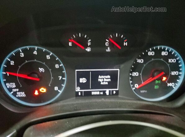 3GNAXHEV2LS681740 2020 CHEVROLET EQUINOX Silver Widok zestawu wskaźników