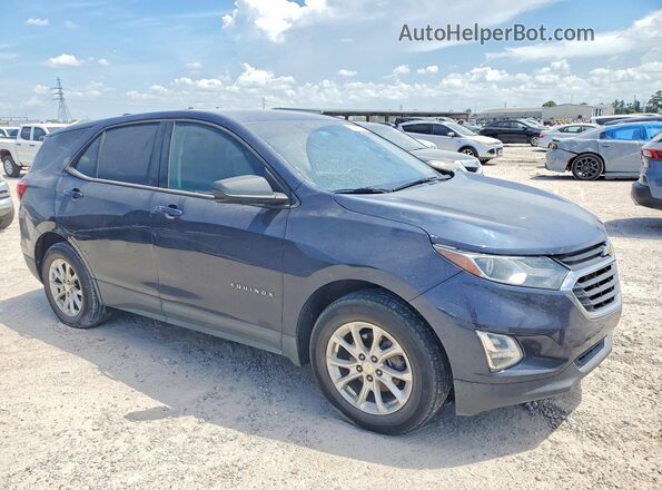 3GNAXHEV4JS553268 2018 CHEVROLET EQUINOX Blue Przód prawy