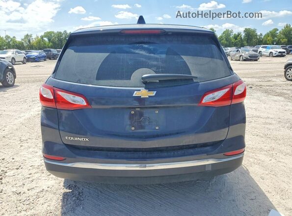 3GNAXHEV4JS553268 2018 CHEVROLET EQUINOX Blue Widok z tyłu