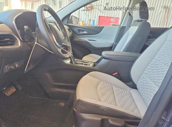 3GNAXHEV5JS640628 2018 CHEVROLET EQUINOX Blue Widok wnętrza z przodu