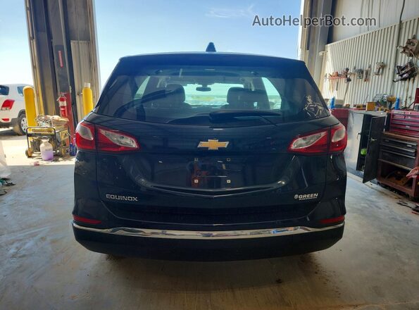 3GNAXHEV5JS640628 2018 CHEVROLET EQUINOX Blue Widok z tyłu