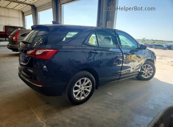 3GNAXHEV5JS640628 2018 CHEVROLET EQUINOX Blue Tył prawy