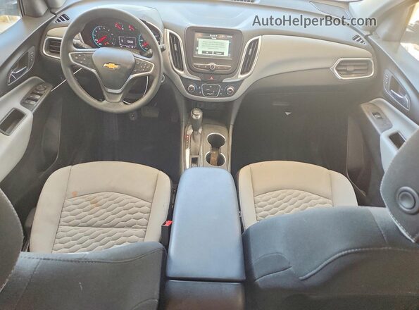 3GNAXHEV5JS640628 2018 CHEVROLET EQUINOX Blue Widok deski rozdzielczej