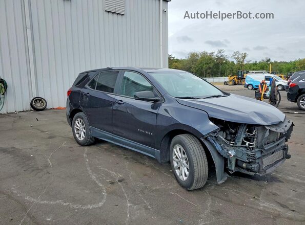 3GNAXHEV5LS592504 2020 CHEVROLET EQUINOX Blue Передня права чверть
