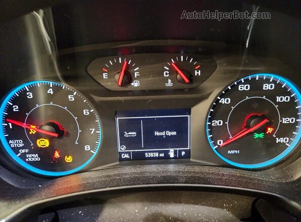 3GNAXHEV5LS670277 2020 CHEVROLET EQUINOX Gray Widok zestawu wskaźników