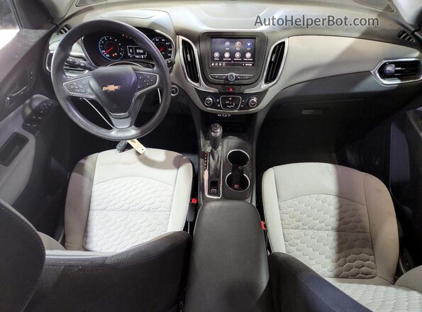 3GNAXHEV7LS535494 2020 CHEVROLET EQUINOX Gray Вид панелі приладів