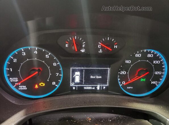 3GNAXHEV7LS535494 2020 CHEVROLET EQUINOX Gray Вид щитка приладів