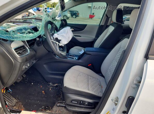3GNAXHEV8MS166615 2021 CHEVROLET EQUINOX White Вид салону спереду